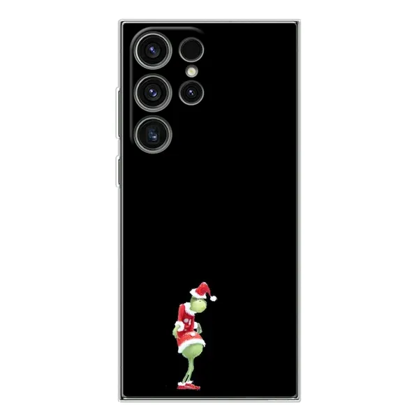 Чехол с рисунком «Гринч на чорном» для Samsung Galaxy S25 Ultra Чехол с рисунком «Гринч на чорном» для Samsung Galaxy S25 Ultra