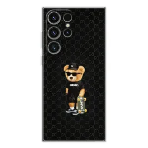 Чехлы Мишка Тедди для Галакси С25 Ультра (GUCCI Teddy)