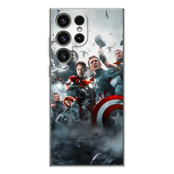 Чехол с рисунком «Команда марвел» для Samsung Galaxy S25 Ultra