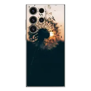 Силиконовый Чехол с одуванчиками на Samsung Galaxy S25 Ultra (Красивый одуванчик)
