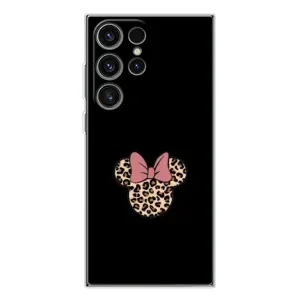 Чехол с леопардовым принтом на Samsung Galaxy S25 Ultra (Леопардовая Минни)