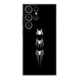 Чехол Супергерой Человека Паука на Samsung Galaxy S25 Ultra (Лого паука)