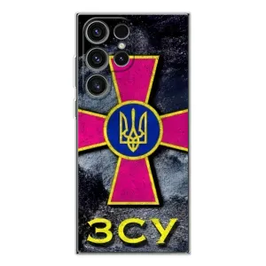 ЗСУ Чехлы (TPU) для Samsung Galaxy S25 Ultra (Лого ЗСУ)