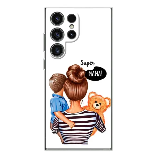 Чехол с рисунком «Мама и сын» для Samsung Galaxy S25 Ultra Чехол с рисунком «Мама и сын» для Samsung Galaxy S25 Ultra