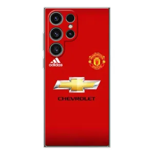 Силиконовые Чехлы принт Футбол на Samsung Galaxy S25 Ultra (Man United)