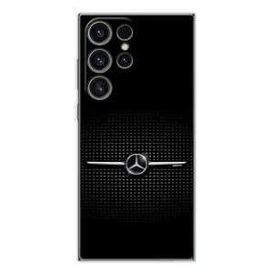 Силиконовый бампер с картинкой машины на Samsung Galaxy S25 Ultra (Mercedes)