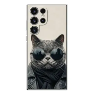 Чохол на тематику: Коти для Samsung Galaxy S25 Ultra (Модний кіт)