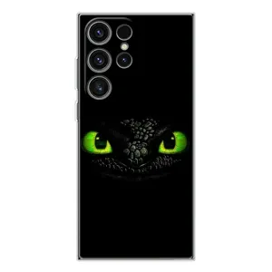 Чехол дракон Беззубик для Samsung Galaxy S25 Ultra (Глаза Беззубика)