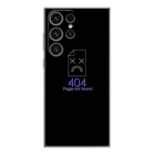 Чехол с рисунком «Ошибка 404» для Samsung Galaxy S25 Ultra Чехол с рисунком «Ошибка 404» для Samsung Galaxy S25 Ultra