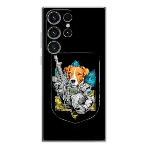 Чехол с принтом для Samsung Galaxy S25 Ultra (Патрон Воин)