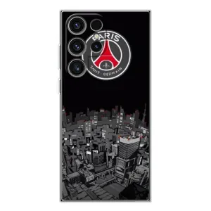 Силиконовые Чехлы принт Футбол на Samsung Galaxy S25 Ultra (PSG)