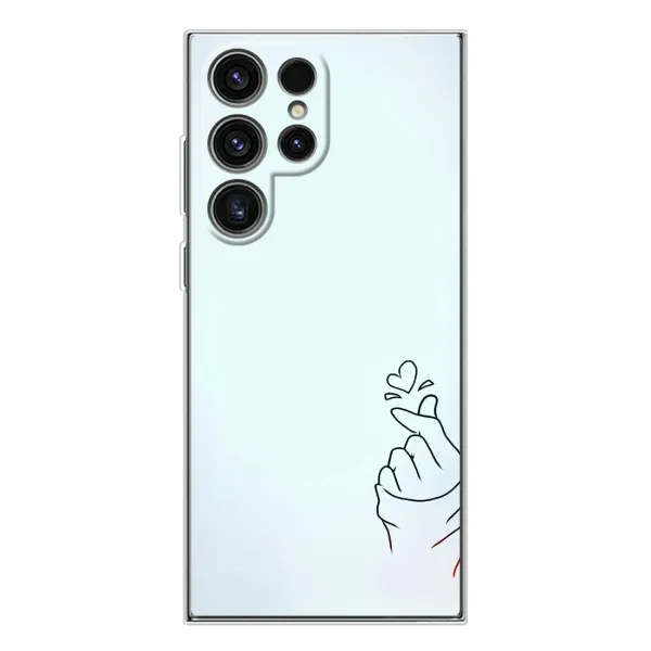 Чехол с рисунком «Сердце на голубом» для Samsung Galaxy S25 Ultra Чехол с рисунком «Сердце на голубом» для Samsung Galaxy S25 Ultra