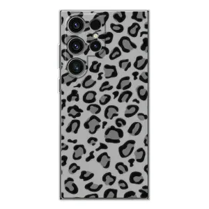 Чехол с леопардовым принтом на Samsung Galaxy S25 Ultra (Темный леопрад)