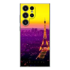 Чохол Ейфелева Вежа на Samsung Galaxy S25 Ultra (Яскрава башня)