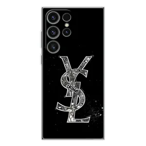 Чехол (Dior, Prada, YSL, Chanel) для Samsung Galaxy S25 Ultra (YSL)