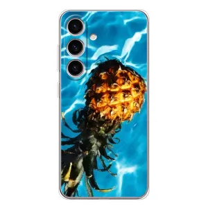 Чехол с изображением вкусной еды для Samsung Galaxy S25 (Ананас)