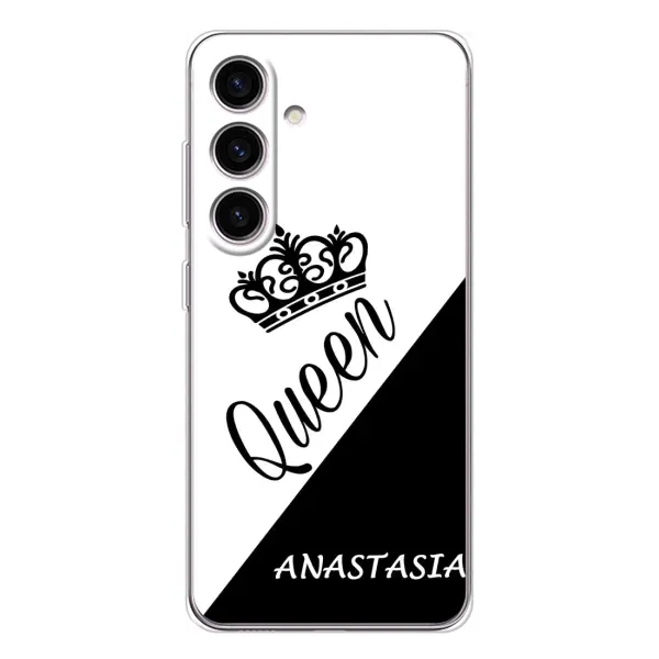 Чехол с рисунком «ANASTASIYA» для Samsung Galaxy S25 Чехол с рисунком «ANASTASIYA» для Samsung Galaxy S25