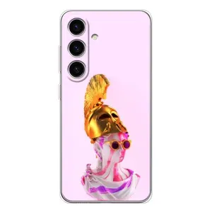 Чехол с Прикольным принтом на Samsung Galaxy S25 (АРТ Статуя)