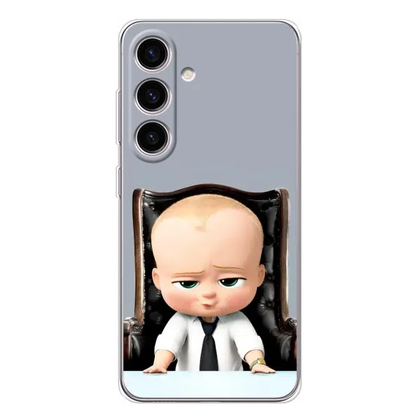 Чехол с рисунком «BOSS» для Samsung Galaxy S25