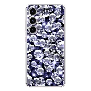 Чехол (Дорого -богато) на Samsung Galaxy S25 (Бриллианты)