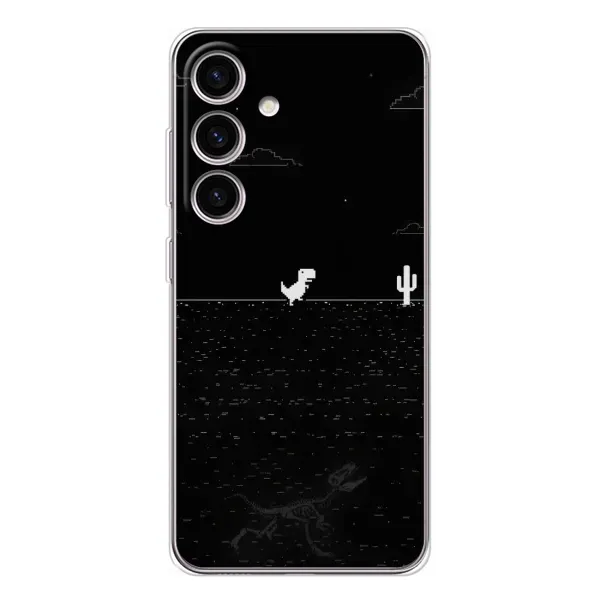 Чехол с рисунком «Динозаврик» для Samsung Galaxy S25 Чехол с рисунком «Динозаврик» для Samsung Galaxy S25