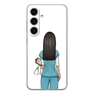 Силиконовый бампер (Работники) на Samsung Galaxy S25 (Доктор)