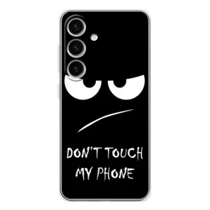 Чехол с прикольным текстом на Samsung Galaxy S25 (Dont)