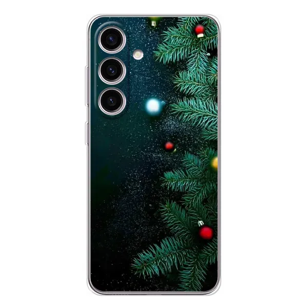 Чехол с рисунком «Елка» для Samsung Galaxy S25 Чехол с рисунком «Елка» для Samsung Galaxy S25