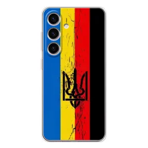 Чехлы УПА (Красно-Чёрный) на Samsung Galaxy S25 (Флаг УПА)