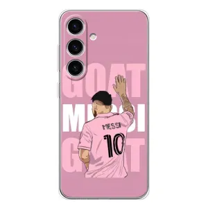 Чехлы Лео Месси в Майами на Samsung Galaxy S25 (GOAT MESSI)