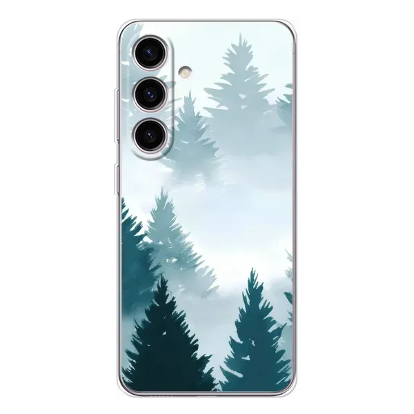 Чехол с рисунком «Горный лес» для Samsung Galaxy S25 Чехол с рисунком «Горный лес» для Samsung Galaxy S25