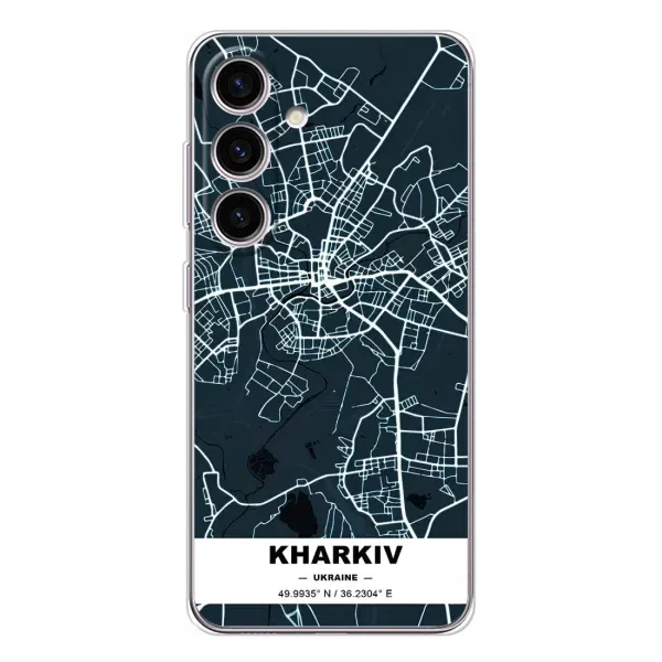 Чехол с рисунком «Харьков» для Samsung Galaxy S25 Чехол с рисунком «Харьков» для Samsung Galaxy S25