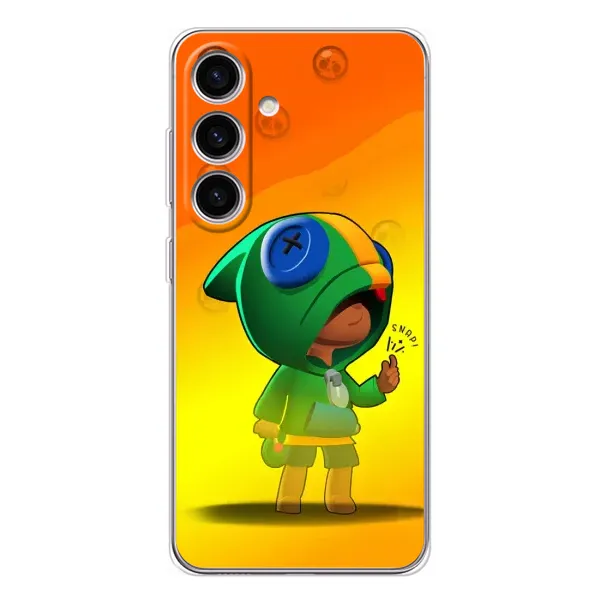 Чехол с рисунком «LEON в кофте» для Samsung Galaxy S25 Чехол с рисунком «LEON в кофте» для Samsung Galaxy S25