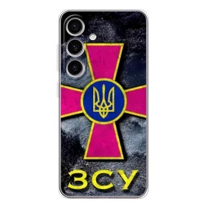 ЗСУ Чехлы (TPU) для Samsung Galaxy S25 (Лого ЗСУ)