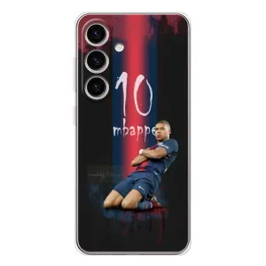 Чехол (TPU) с Футболистом на Samsung Galaxy S25 (MBAPPE 10)