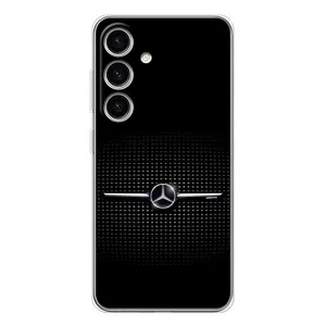 Силиконовый бампер с картинкой машины на Samsung Galaxy S25 (Mercedes)