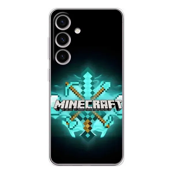 Чехол с рисунком «MineCraft 2» для Samsung Galaxy S25 Чехол с рисунком «MineCraft 2» для Samsung Galaxy S25
