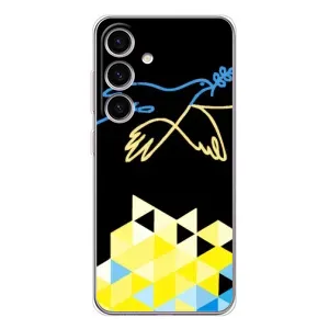 Чехол на Samsung Galaxy S25 Украинский дизайн (Мир для Украины)