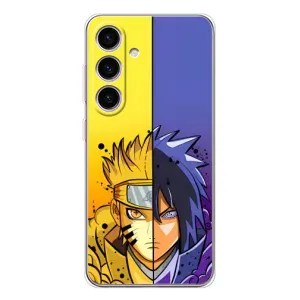 Купить Чехлы на телефон с принтом Anime для Samsung Galaxy S25 (Naruto Vs Sasuke)