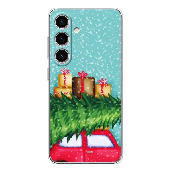 Чехол с рисунком «Новогодние подарки» для Samsung Galaxy S25 Чехол с рисунком «Новогодние подарки» для Samsung Galaxy S25
