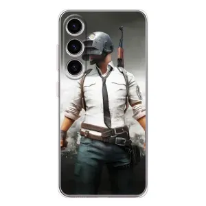 Чохол з картинкою "Герой Pubg" на Samsung Galaxy S25 (Пабг)