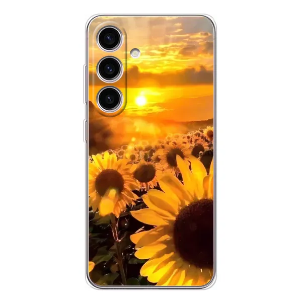 Чехол с рисунком «поле подсолнухов» для Samsung Galaxy S25 Чехол с рисунком «поле подсолнухов» для Samsung Galaxy S25