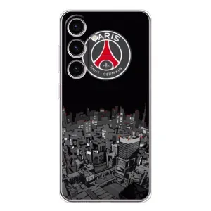Силиконовые Чехлы принт Футбол на Samsung Galaxy S25 (PSG)