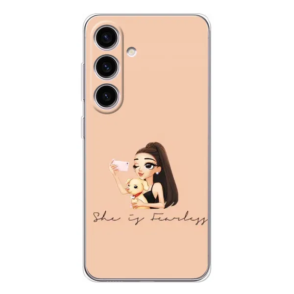 Чехол с рисунком «С собакой» для Samsung Galaxy S25 Чехол с рисунком «С собакой» для Samsung Galaxy S25