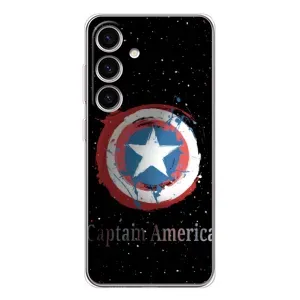 Чохол с Щітом Капітана Америки на Samsung Galaxy S25 (Щит Капітана)