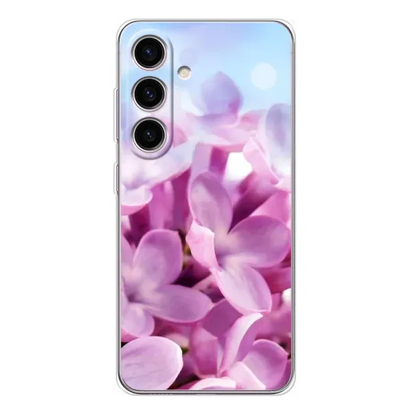 Чехол с рисунком «Сиреневые цветы» для Samsung Galaxy S25 Чехол с рисунком «Сиреневые цветы» для Samsung Galaxy S25