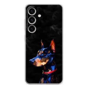 Бампер для Samsung Galaxy S25 с картинкой "Песики" (Собака Мопс)