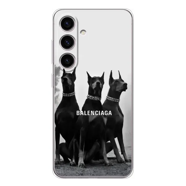 Чохол з малюнком «Три добермана» для Samsung Galaxy S25 Чохол з малюнком «Три добермана» для Samsung Galaxy S25