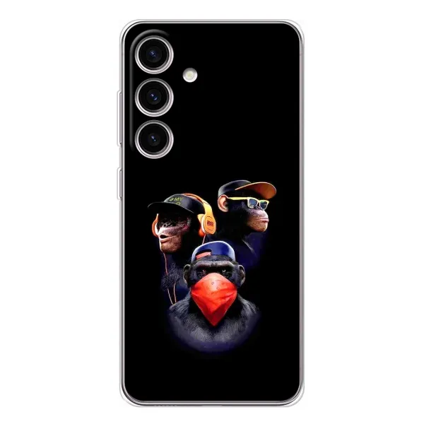 Чехол с рисунком «Три обезьяны» для Samsung Galaxy S25 Чехол с рисунком «Три обезьяны» для Samsung Galaxy S25