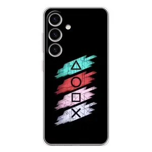 Чехол КИБЕРСПОРТ для Samsung Galaxy S25 (Значки Sony)